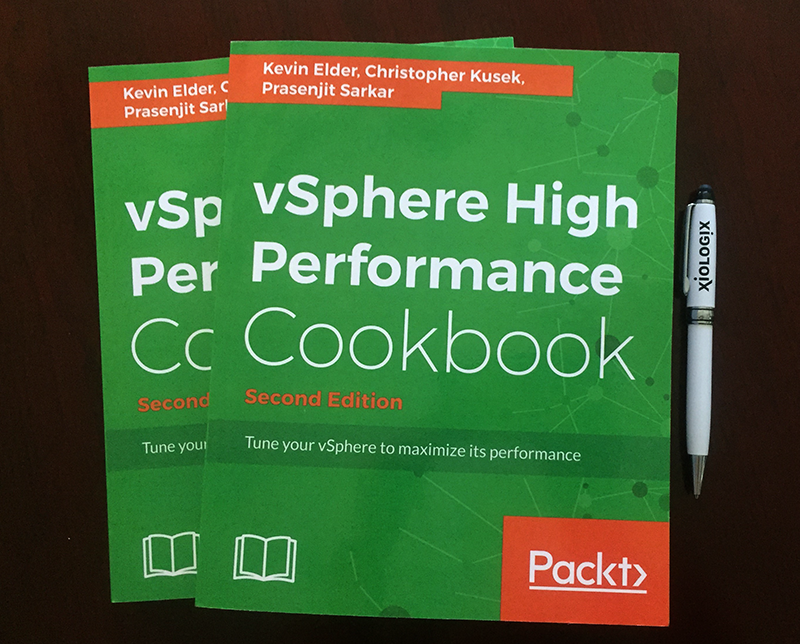 vSphere High Performance Cookbook bu Kevin Elder and Christopher Kusek